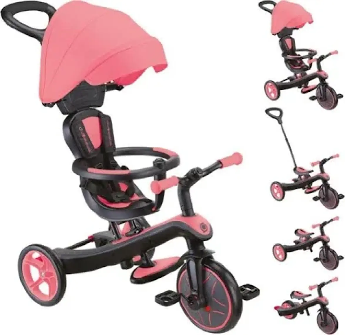 Globber Explorer 4in1 Trike Bisiklet - Pembe