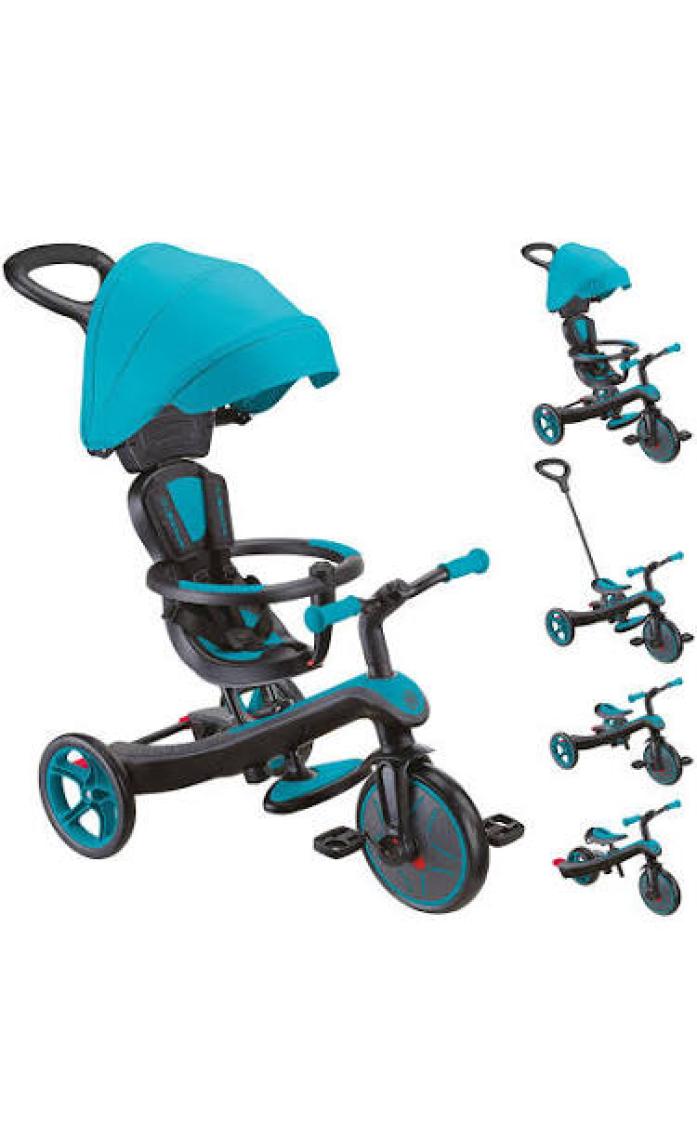 Globber Explorer 4in1 Trike Bisiklet - Mavi