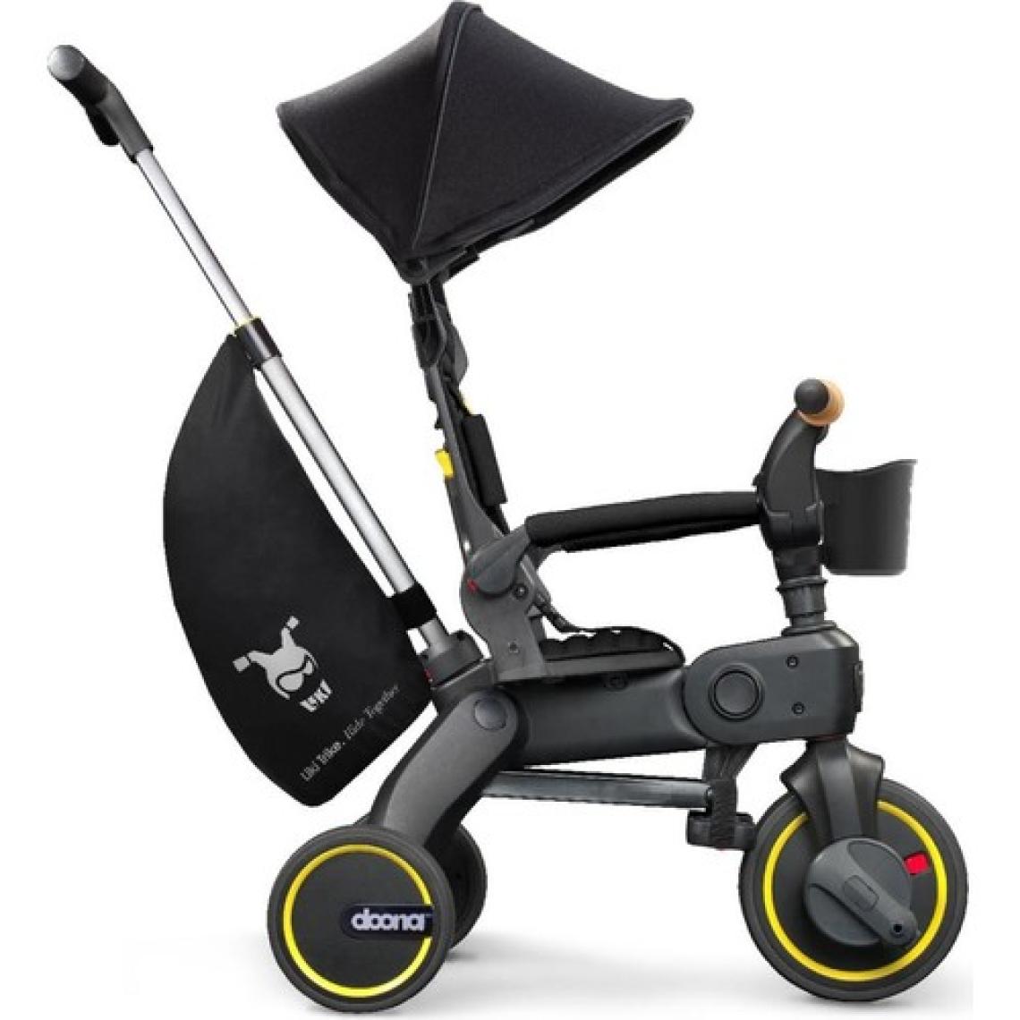 Doona Liki Trike Tek Parça Katlanır 3 Tekerlekli Bebek Bisikleti S5 - Nitro Black