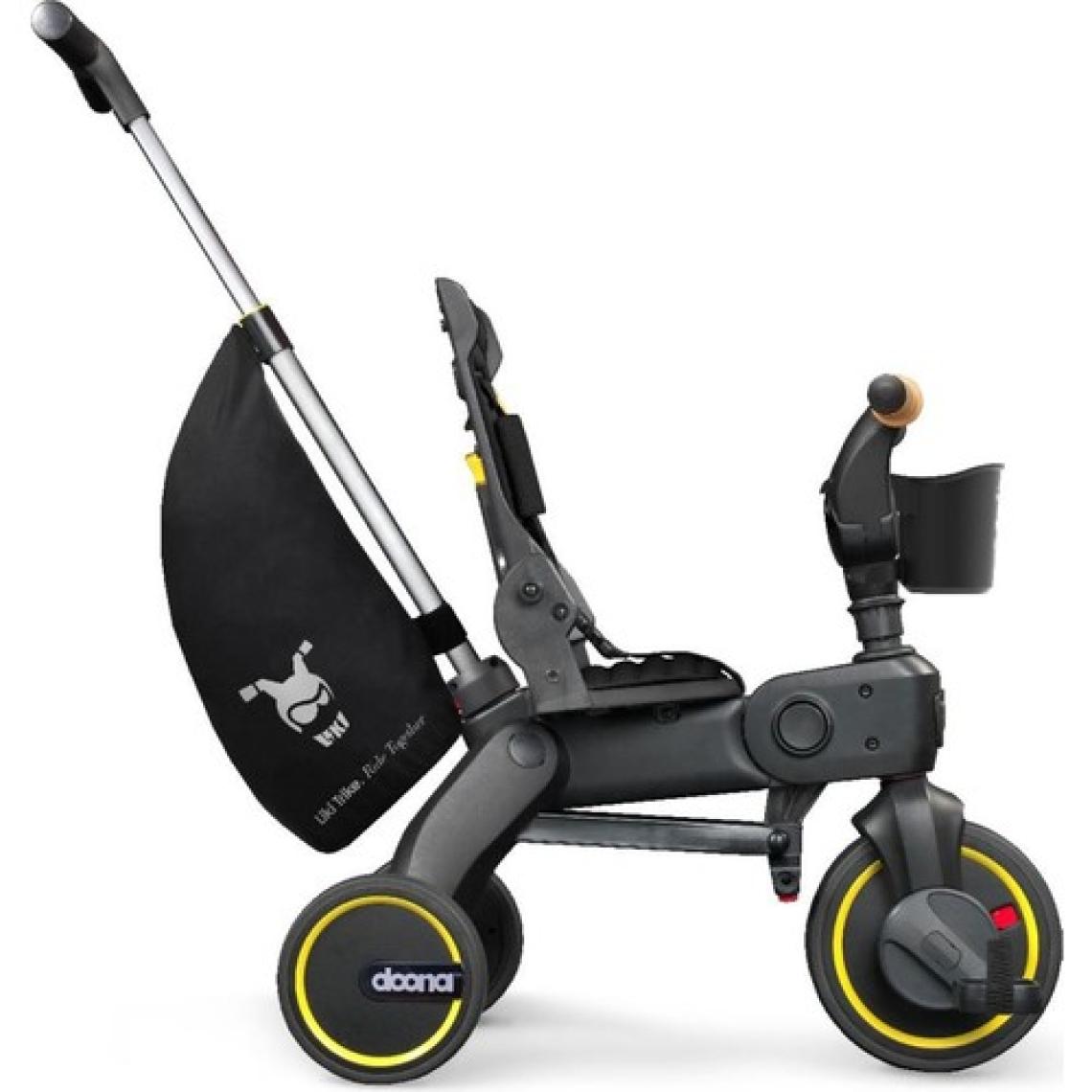 Doona Liki Trike Tek Parça Katlanır 3 Tekerlekli Bebek Bisikleti S5 - Nitro Black