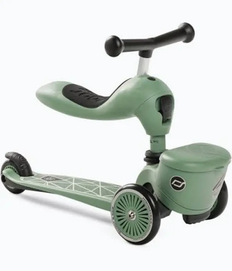 Scoot And Ride Highwaykick 1 Lifestyle Scooter - Green Lines 210621-96604