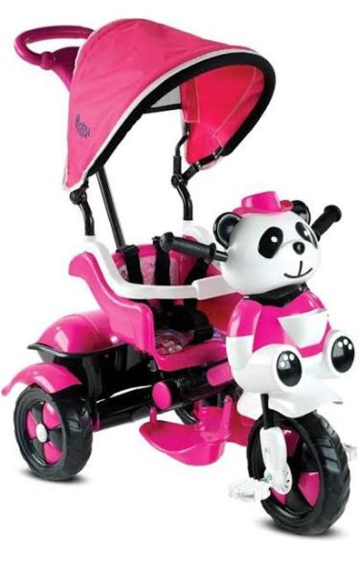 Babyhope Little Panda Bisiklet Mavi Beyaz