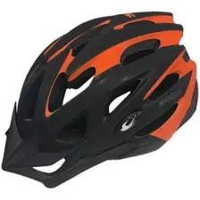 Zozo raptor MV29 Unisex Işıklı Kask Siyah/Turuncu