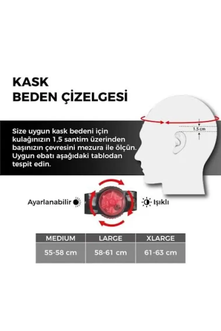 Zozo raptor MV29 Unisex Işıklı Kask Lime