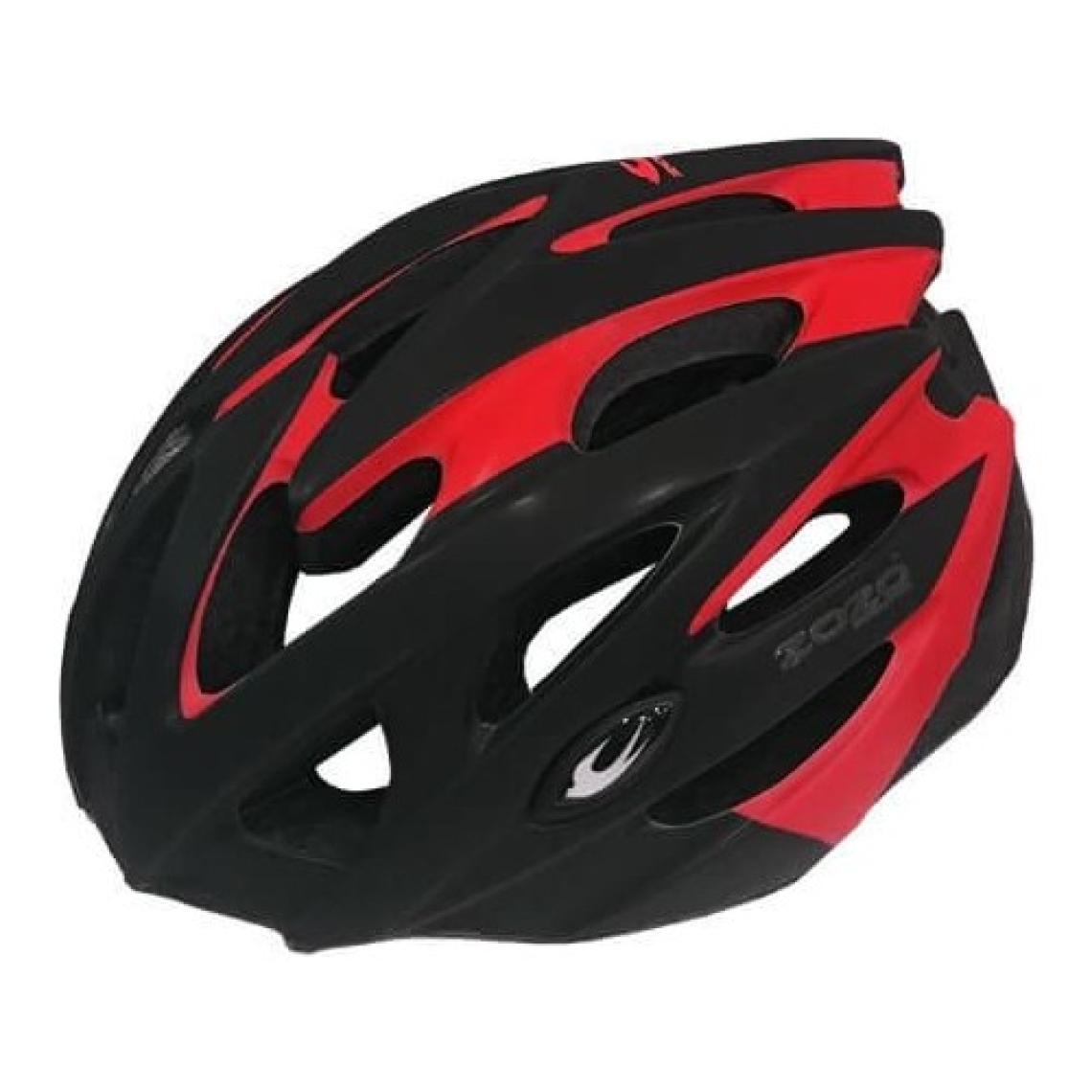 Zozo MV29 Unisex Işıklı Kask Siyah/Kırmızı