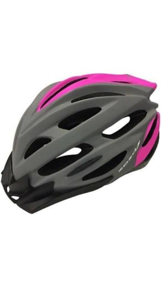 Zozo HB31-C Pembe Gri Bisiklet Kaskı S