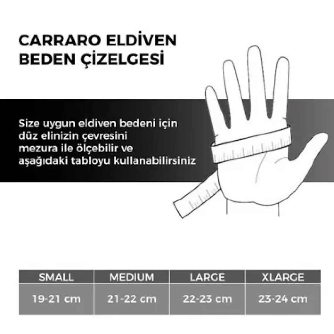 Carraro Kısa Parmak Eldiven V7 Mavi