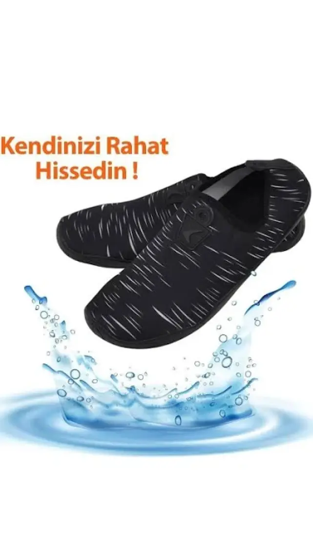Black Deer Hayal Mint-Siyah Çok Amaçlı Plaj ve Deniz Ayakkabısı