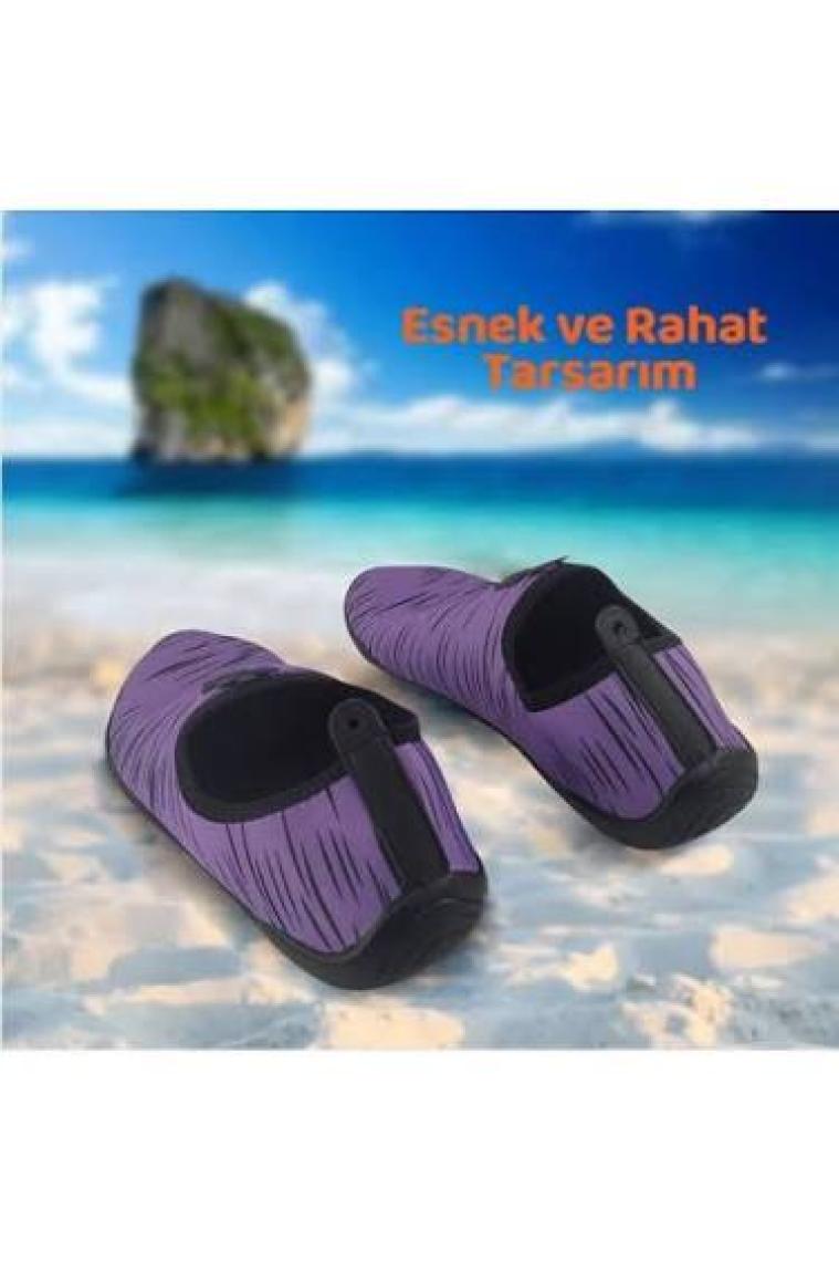 Black Deer Plaj ve Deniz Ayakkabısı,havuz Ayakkabısı,su Sporu,hayal Lila