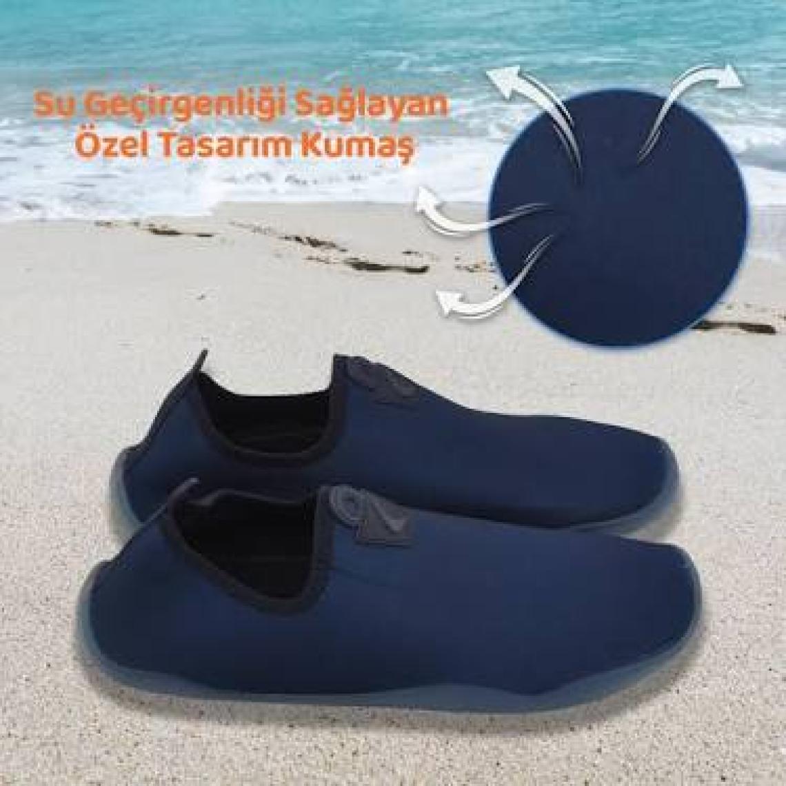 Black Deer Lab Siyah Çok Amaçlı Plaj ve Deniz Ayakkabısı