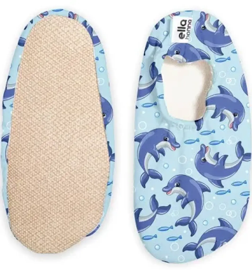 Kaydırmaz Taban, Unisex Bebek, Çocuk Deniz Ayakkabısı, Havuz Patiği, Deniz Anası