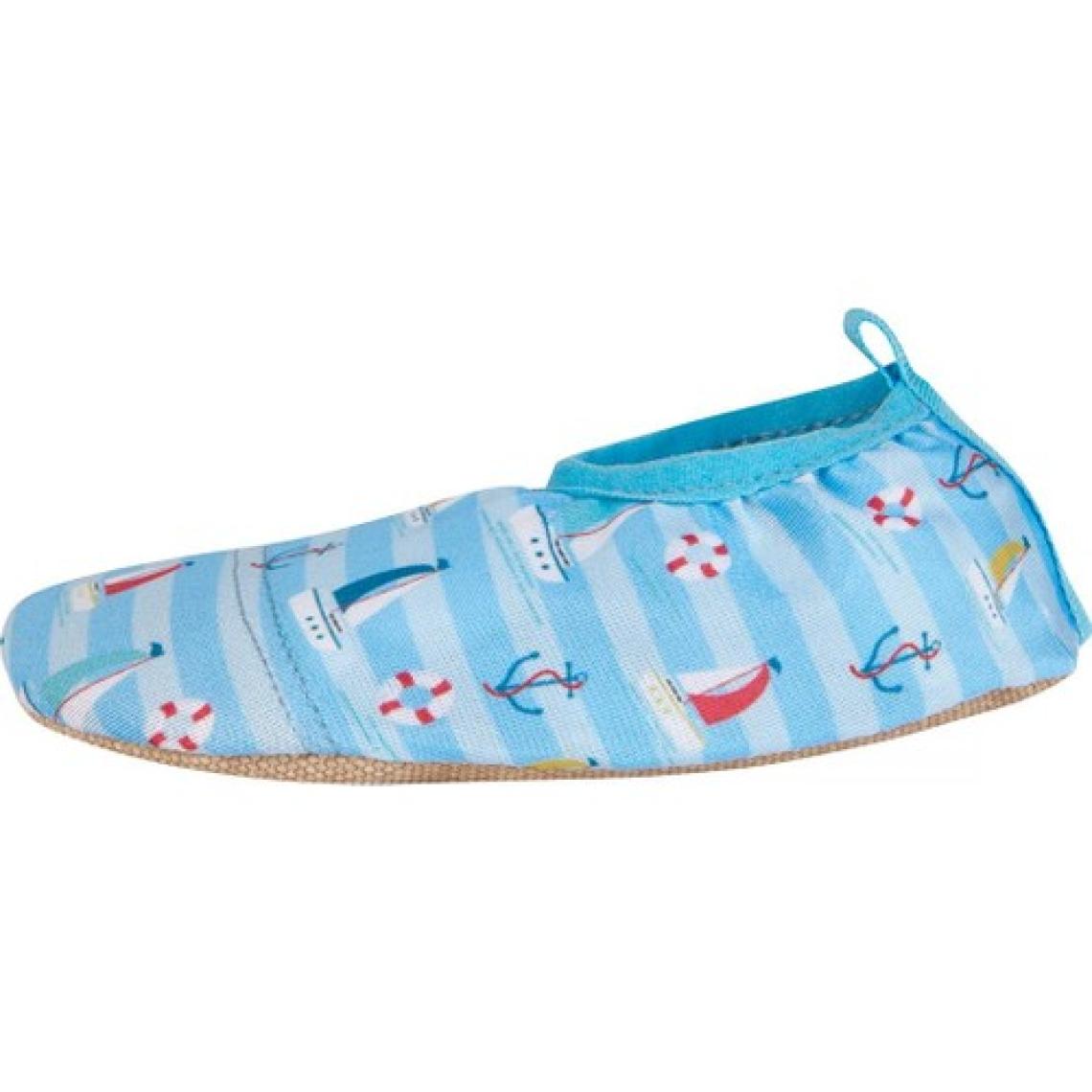 First Step Yelkenli Çizgili Mavi Erkek Bebek Havuz ve Deniz PATIĞI-F-9015