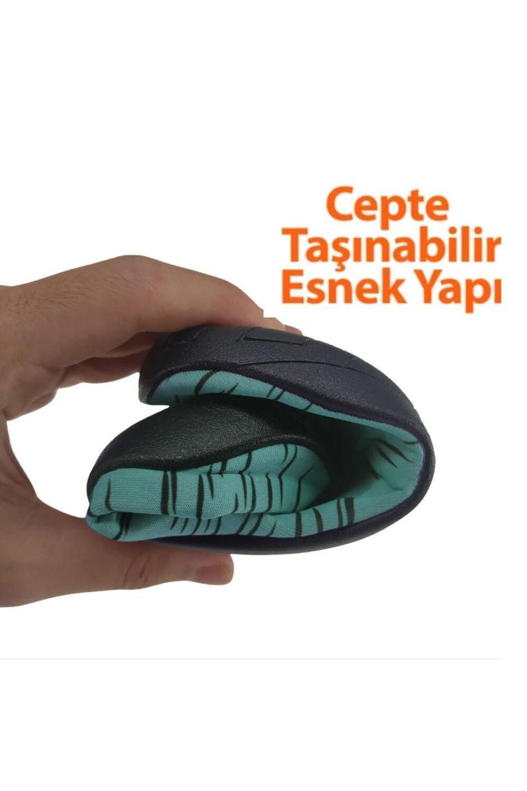 Black Deer Hayal Mint-Siyah Çok Amaçlı Plaj ve Deniz Ayakkabısı