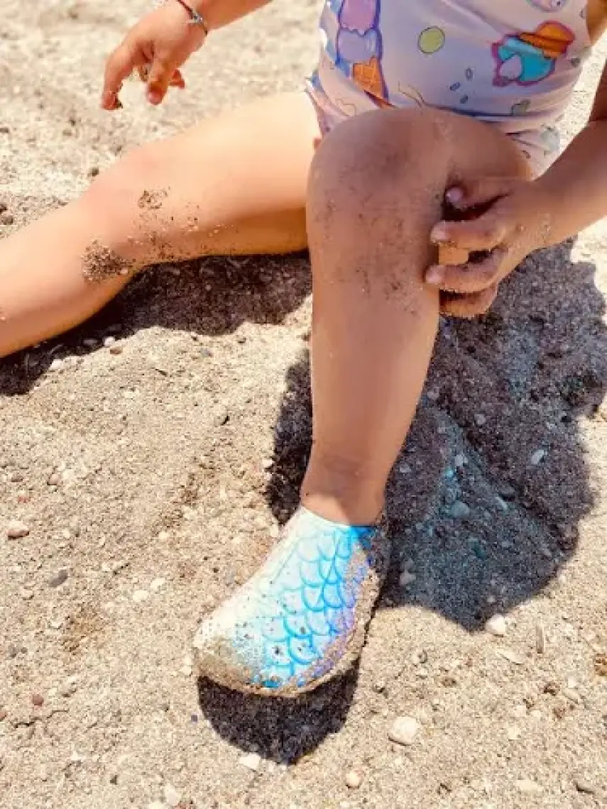 Kaydırmaz Taban Unisex Bebek Çocuk Deniz Ayakkabısı Havuz Patiği Gökkuşağı