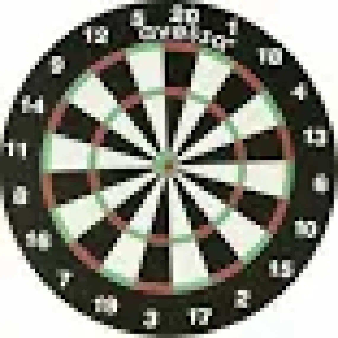 Avessa Dart-10 45 Cm Çapında Dart Hedef Tahtası