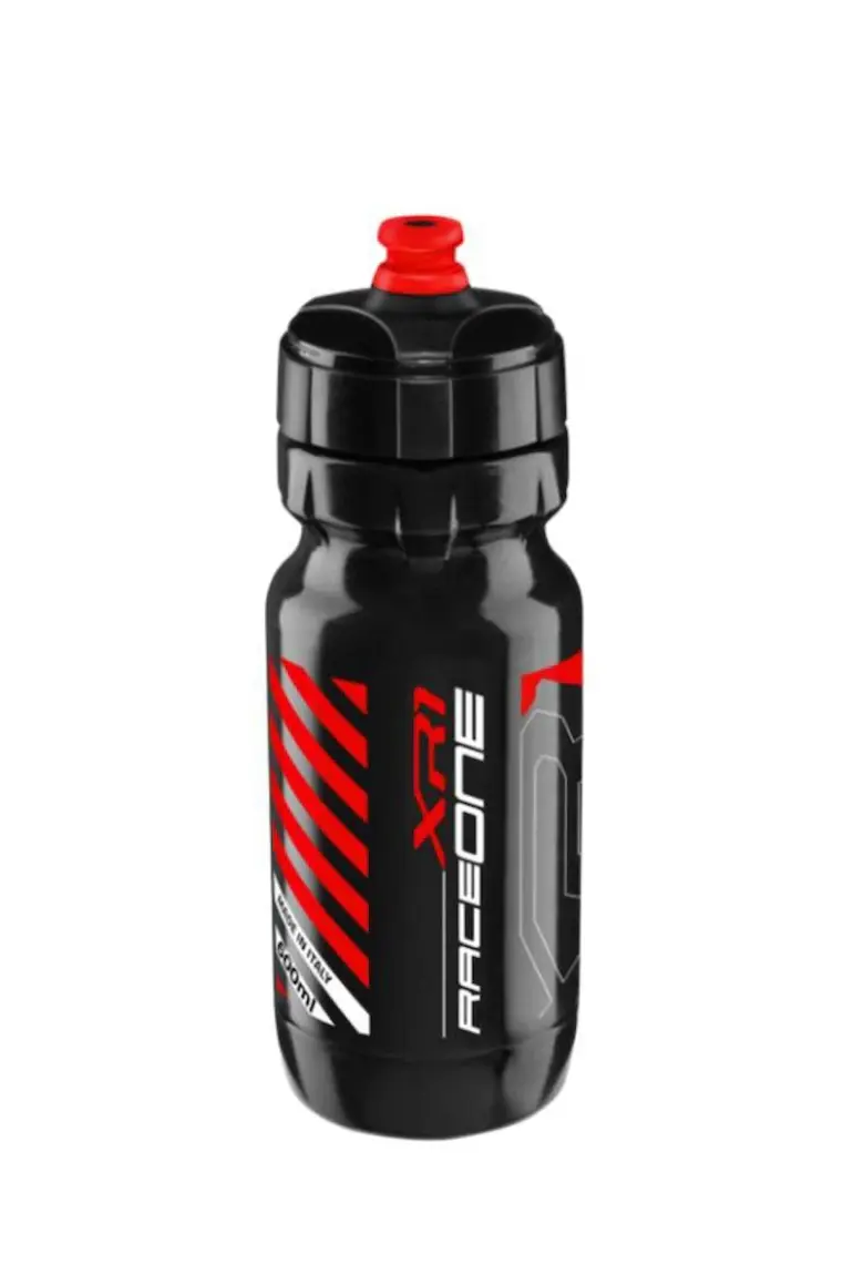 Raceone Siyah-Kırmızı 600ml Bisiklet Suluk Matara