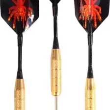 Delta 20 Gr. Dart Oku (3’lü Set) - Çelik Uç + Pirinç Gövde + Renkli Kanat - Dart Oku Seti