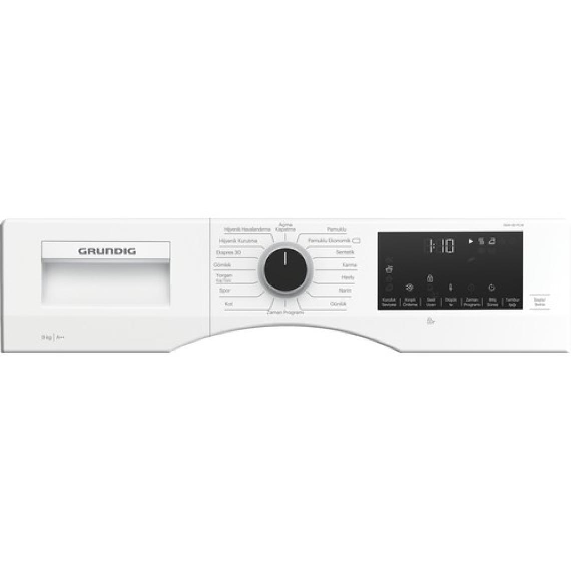 Grundig GDH 92 PCW 9 kg A++ Çamaşır Kurutma Makinesi