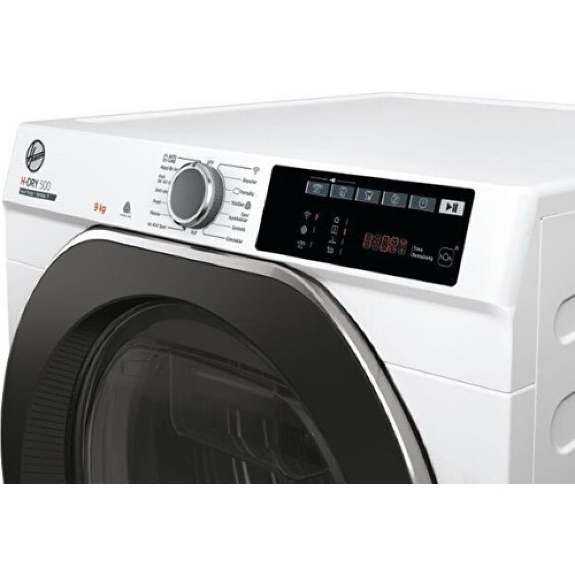 Hoover Ndeh9A2Tcbexs-17 9 kg Wi-Fi + Bluetooth Bağlantılı Isı Pompalı Kurutma Makinesi