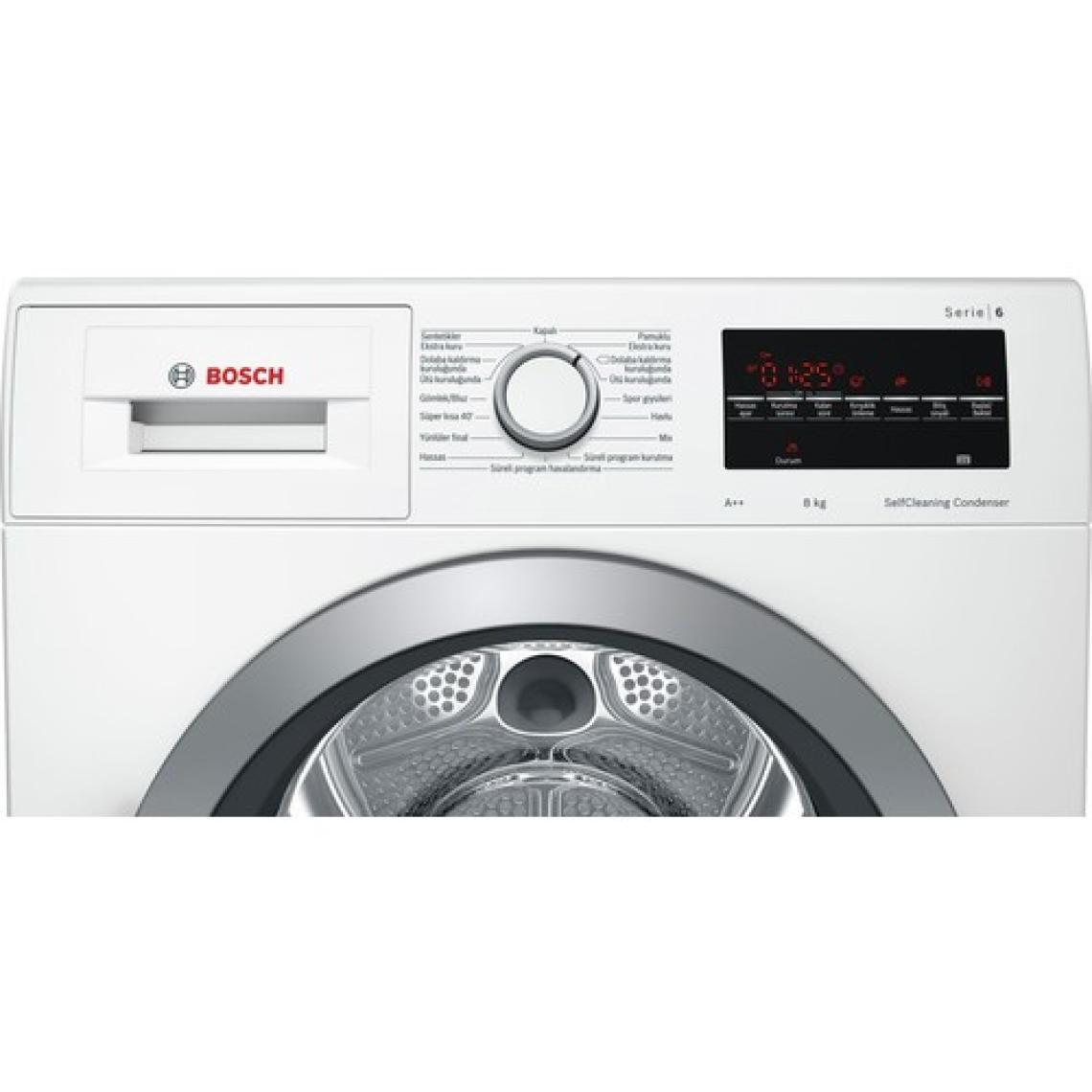 Bosch WTW85410TR Serie 6 8 kg Isı Pompalı Çamaşır Kurutma Makinesi