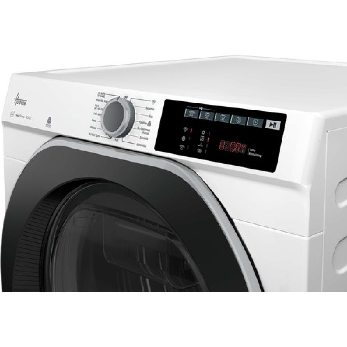 Hoover NDEH 10A2TSBE-17 10 kg Wi-Fi + Bluetooth Bağlantılı Isı Pompalı Kurutma Makinesi