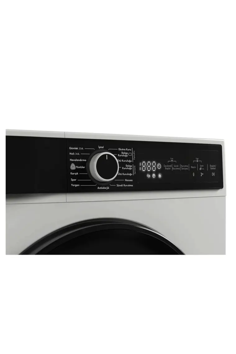 Vestel KM 97202 WiFi’li 9 Kg Isı Pompalı Kurutma Makinesi – A++ Enerji Sınıfı, Çocuk Kilidi, Akıllı Nem Sensörü, Hızlı Kurutma