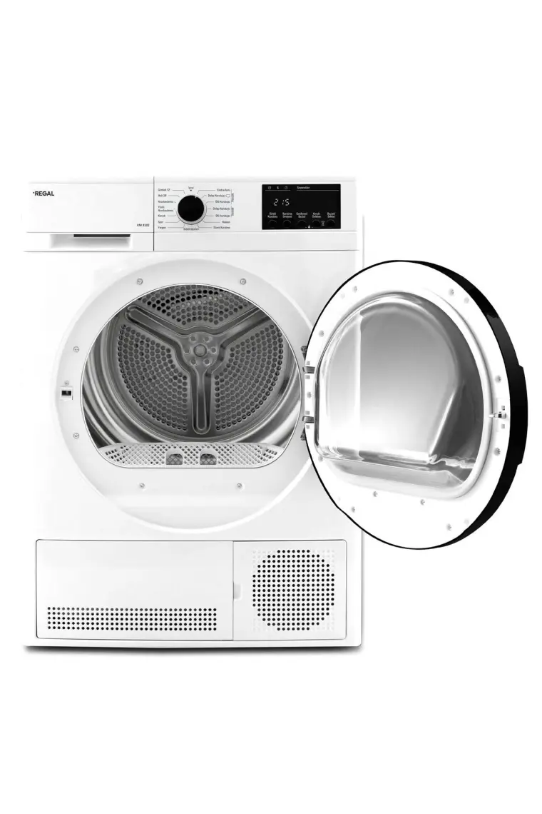 Regal KM 9102 B Enerji Sınıfı 9 kg Kondenserli Kurutma Makinesi