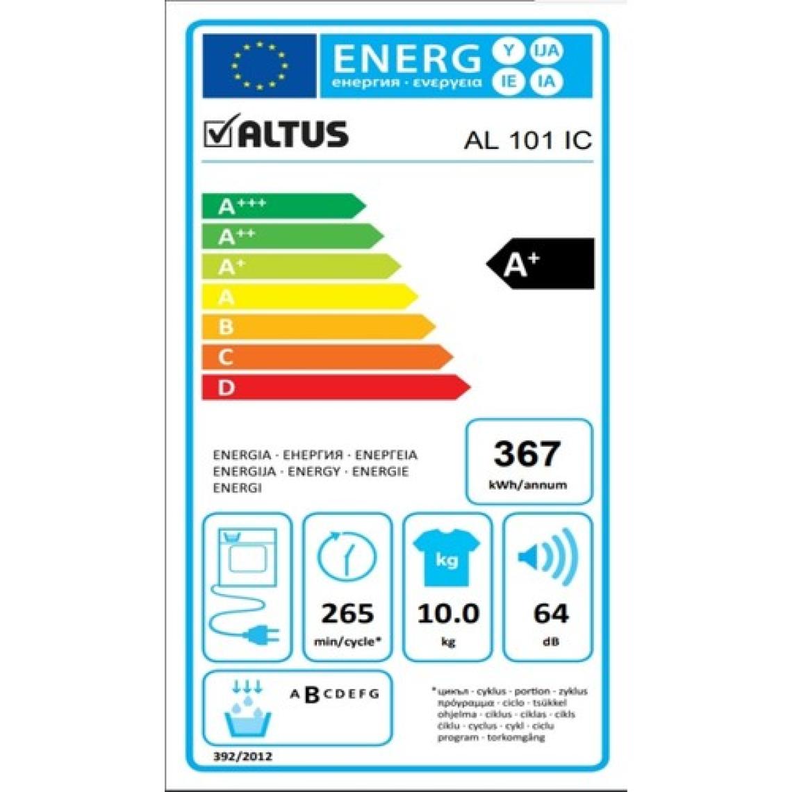 Altus Al 101 Ic 10 kg Çamaşır Kurutma Makinesi