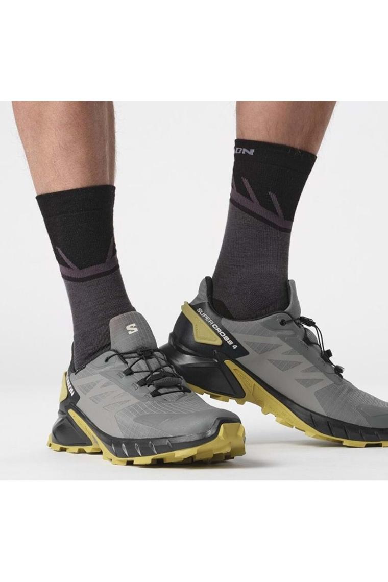 Salomon SUPERCROSS 4 GORE-TEX Erkek Koşu Ayakkabısı Pewter L47317200