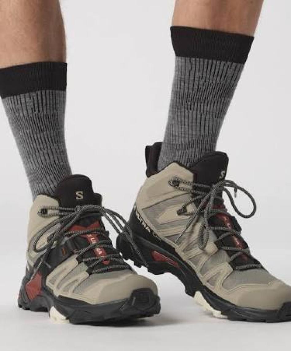 Salomon X Ultra 4 Mıd Gtx Erkek Outdoor Ayakkabı L412941 - Bej