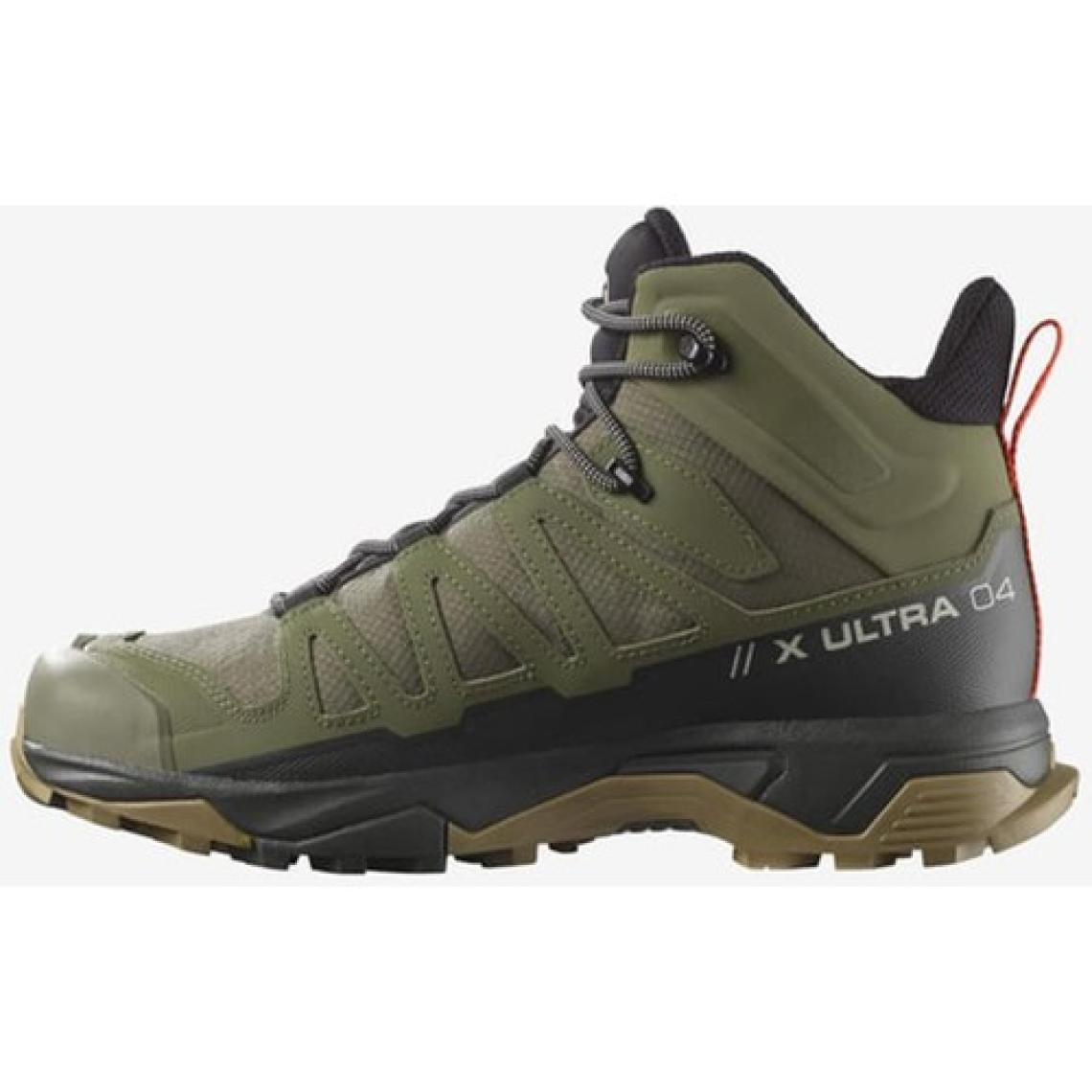 Salomon X Ultra Mid 4 Gore-Tex Erkek Outdoor Botu - Yeşil