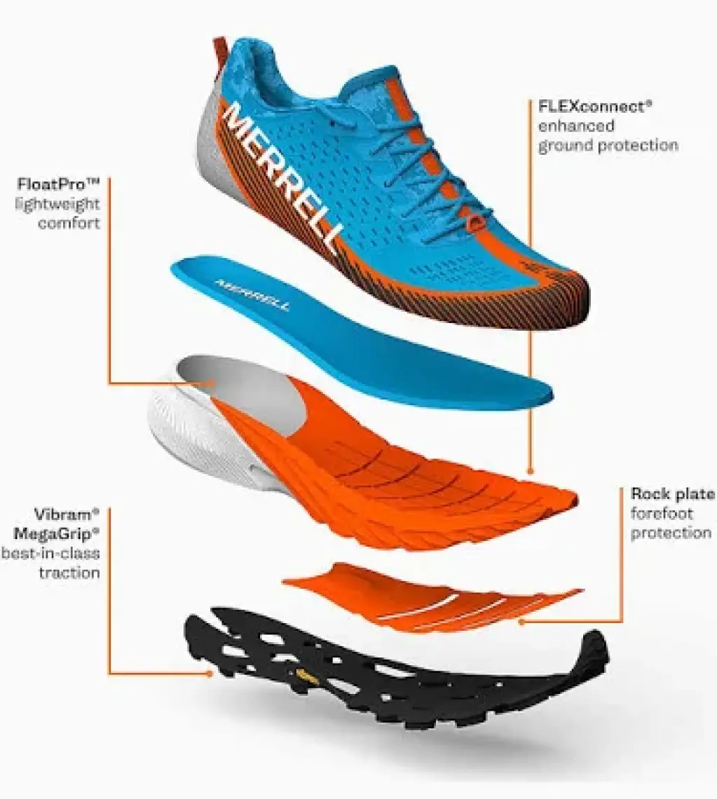 Merrell Agility Peak 5 Erkek Gri Patika Koşu Ayakkabısı J068051-27893