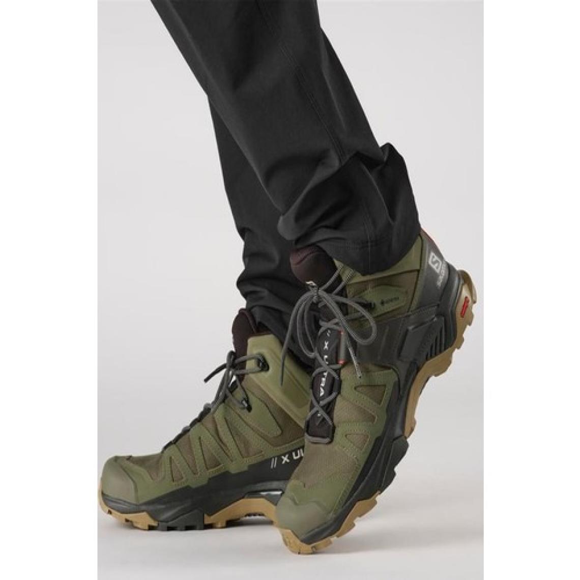 Salomon X Ultra Mid 4 Gore-Tex Erkek Outdoor Botu - Yeşil