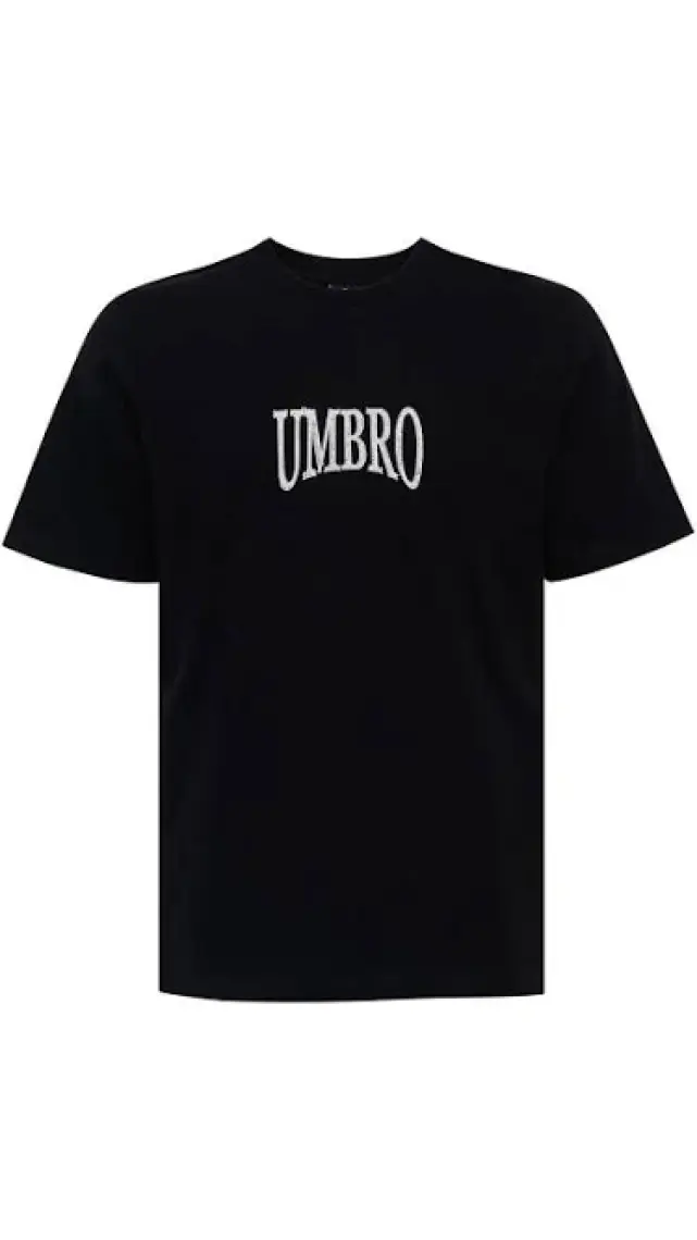 Umbro Erkek Siyah Oversize T-Shirt Pamuklu Süprem Umbro Shot Tee FF-0151