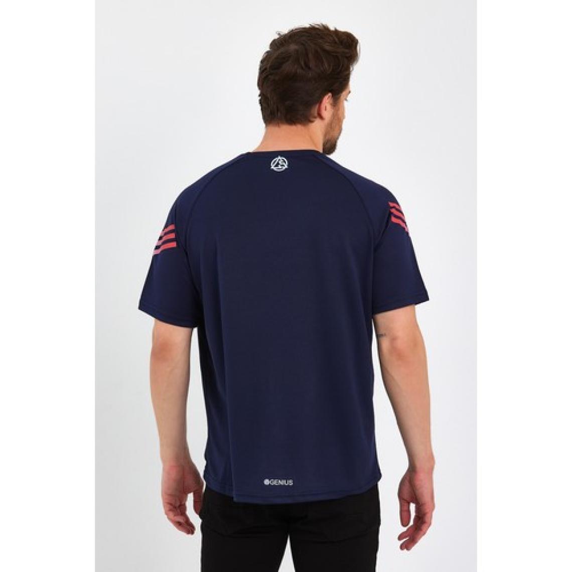 Genıus Store Erkek Spor Tişört Baskılı Fitness, Antrenman Fit
