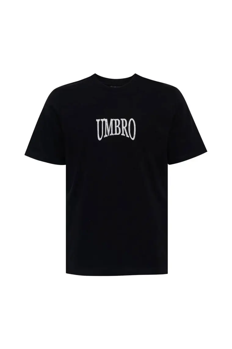 Umbro Erkek Siyah Oversize T-Shirt Pamuklu Süprem Umbro Shot Tee FF-0151