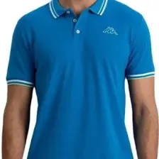 Logo Maltax 5 Mss Erkek Mavi-Beyaz-Fıstık Yeşili Regular Fit Polo Yaka Tişört