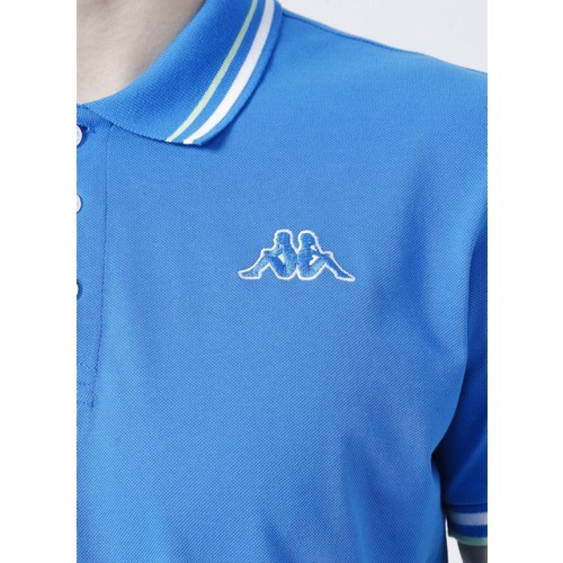 Logo Maltax 5 Mss Erkek Mavi-Beyaz-Fıstık Yeşili Regular Fit Polo Yaka Tişört