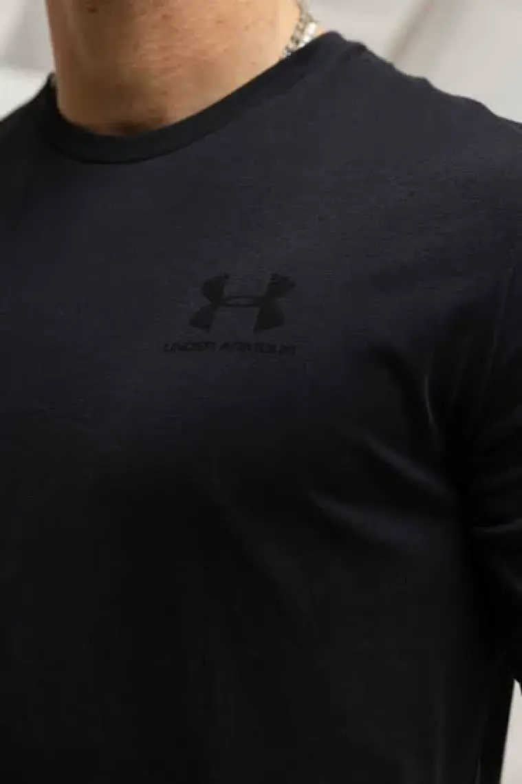 Under Armour Sportstyle Lc Ss Erkek T-shirt 1326799-001 Siyah