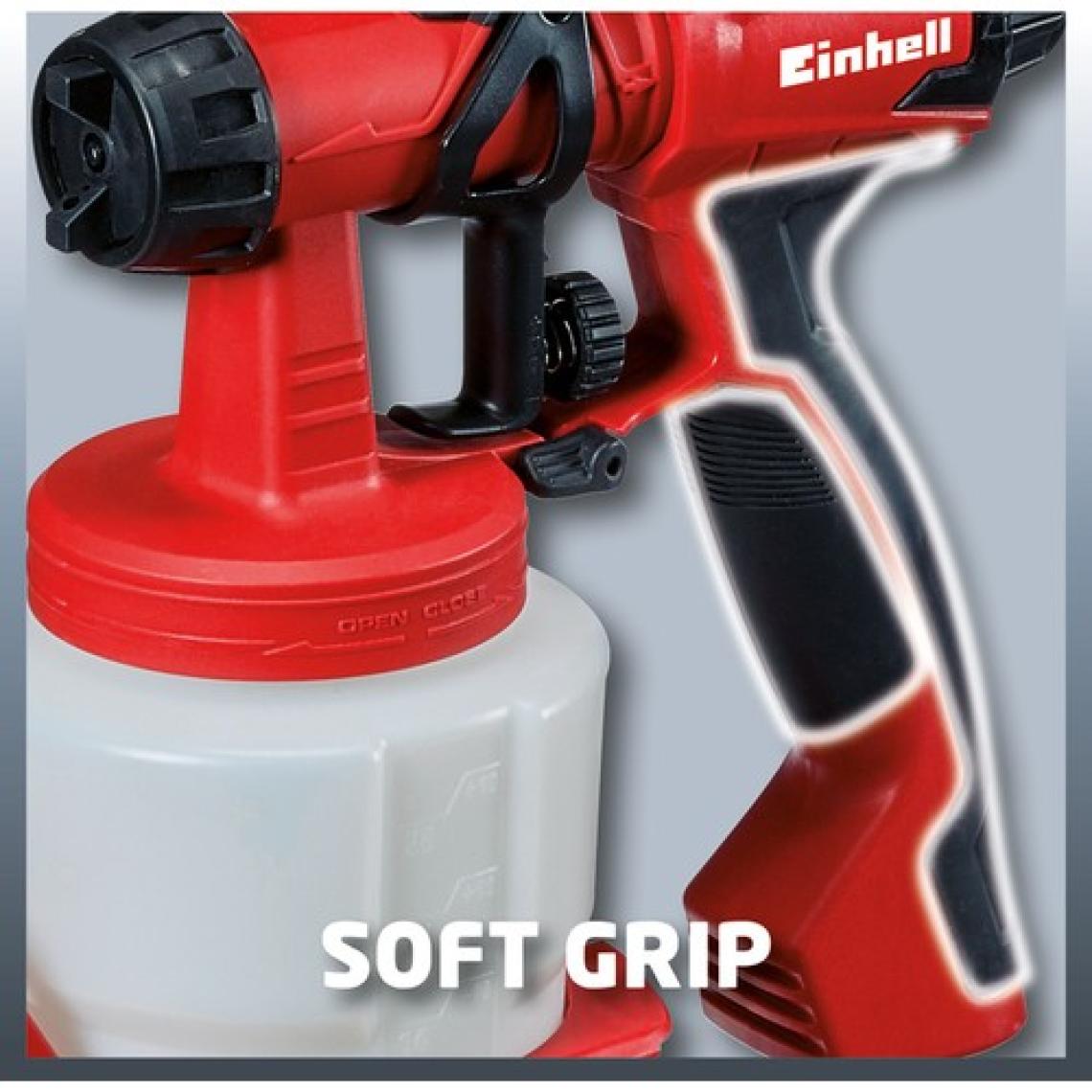 Einhell Boya Tabancası Tc-Sy 600 S (600 W, 1000 Ml Hazne, 2 Adet Nozul, Temizleme Kiti Ve Viskozite Kabı)