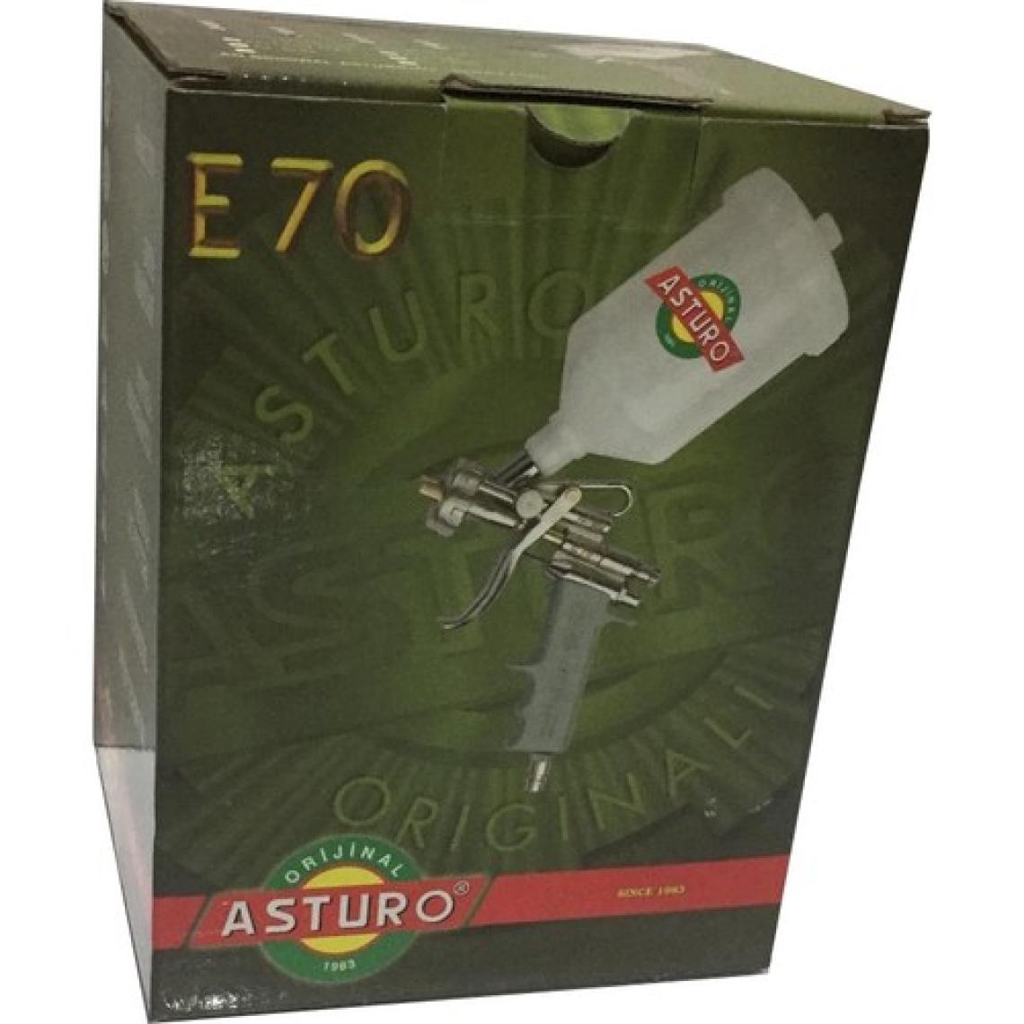 Asturo E-70 Boya Tabancası Üstten Depo 1,8 Mm.
