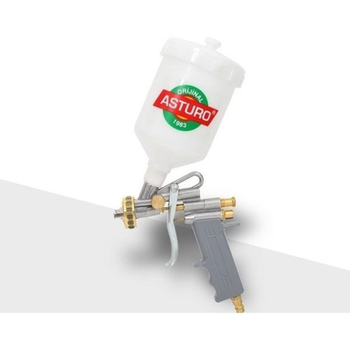 Asturo E70 Boya Tabancası Üstten Depolu 1,2 mm