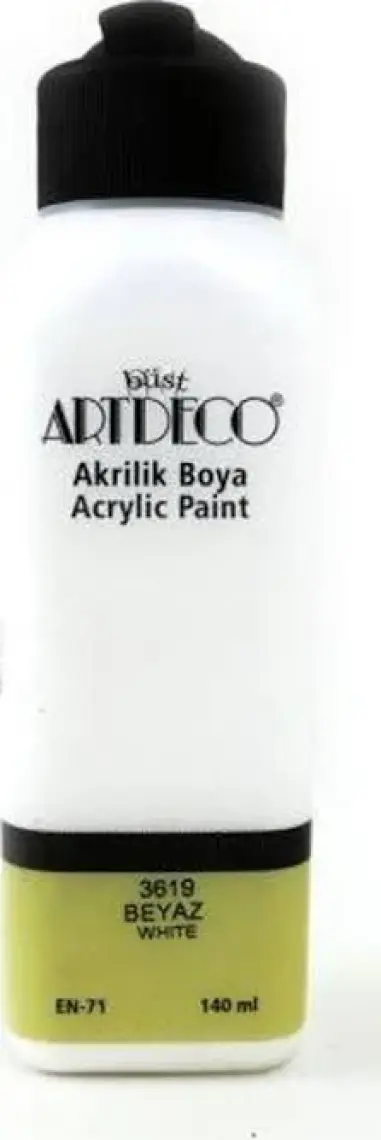 Artdeco Akrilik Boya 140 Ml - 3619 Beyaz