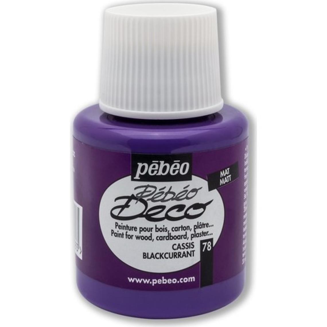 Pebeo Deco 78 Blackcurrant 110 ml Ahşap Boyası