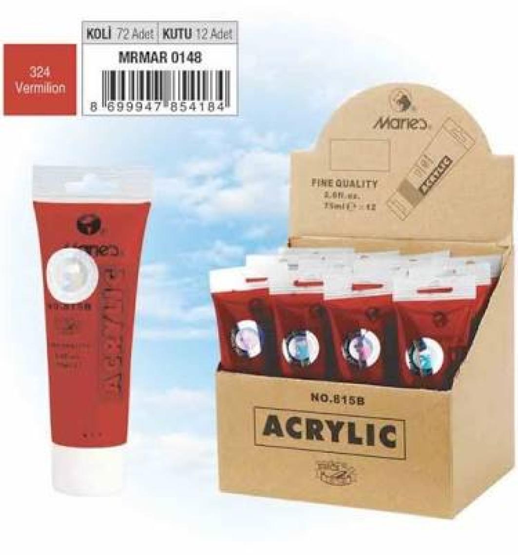 Maries 815-324 Akrilik Boya 75Ml Vermilion