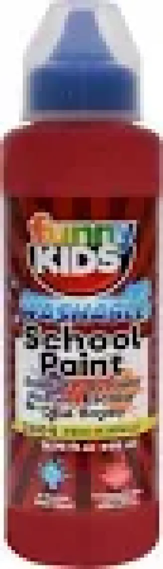 Funny Kids (Washable) Yıkanabilir Okul Boyası 500ML -Kırmızı