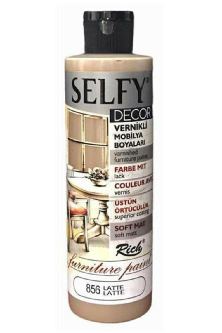 Rich Selfy Decor Vernikli Boya 240 cc - Latte 856