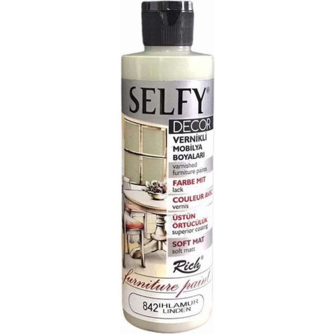 Rich Selfy Decor Vernikli Boya 240 cc - Ihlamur 842