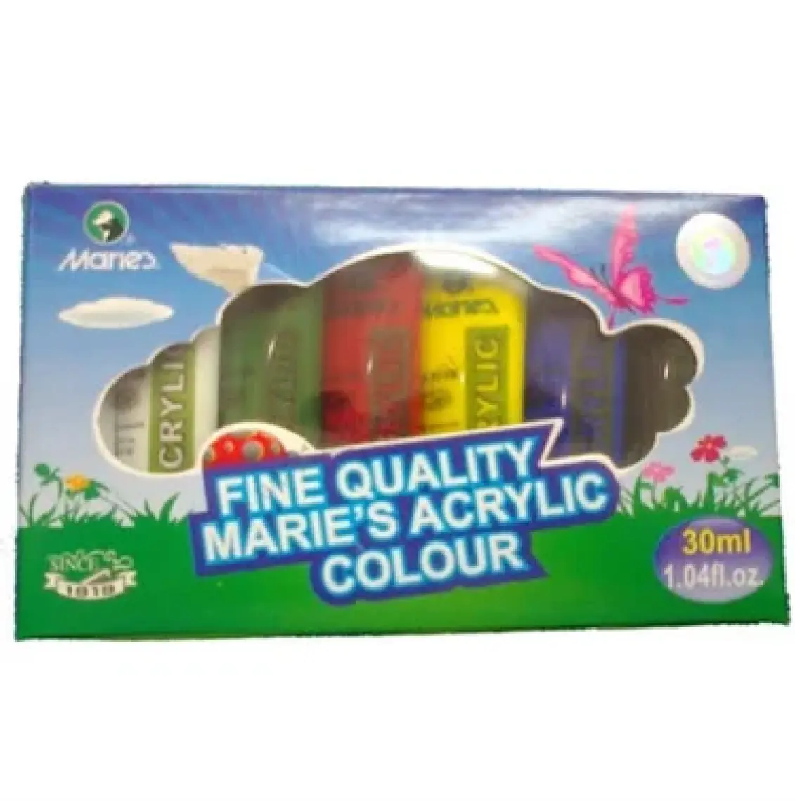 Maries Akrilik Tüp Boya 6X30Ml