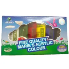 Maries Akrilik Tüp Boya 6X30Ml